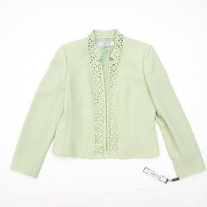 Tahari Arthur S. Levine petite blazer beaded 6P